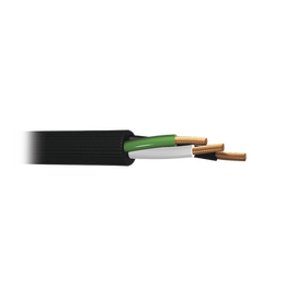 Cable de Cobre de 3 hilos en calibre 10 AWG, con Forro para Uso Rudo. Rollo 100 m.
