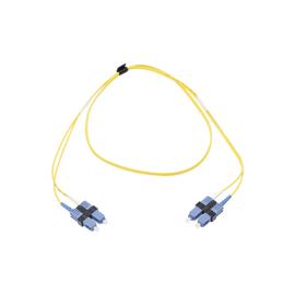 Jumper de Fibra Óptica Monomodo (OS2), XGLO, SC/UPC-SC/UPC Duplex, OFNR, Color Amarillo, 1 Metro Jumper de Fibra Óptica Monomodo (OS2), XGLO, SC/UPC-SC/UPC Duplex, OFNR, Color Amarillo, 1 Metro