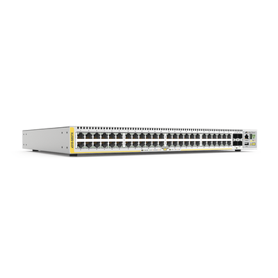 Switch Stackeable Capa 3, 48 puertos 10/100/1000 Mbps + 4 puertos SFP+ 10 G, fuente redundante Switch Stackeable Capa 3, 48 puertos 10/100/1000 Mbps + 4 puertos SFP+ 10 G, fuente redundante