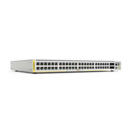 Switch Stackeable Capa 3, 48 puertos 10/100/1000 Mbps + 4 puertos SFP+ 10 G, fuente redundante Switch Stackeable Capa 3, 48 puertos 10/100/1000 Mbps + 4 puertos SFP+ 10 G, fuente redundante