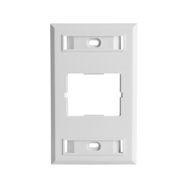 Placa de Pared CT, Para un Acoplador, Color Blanco Placa de Pared CT, Para un Acoplador, Color Blanco