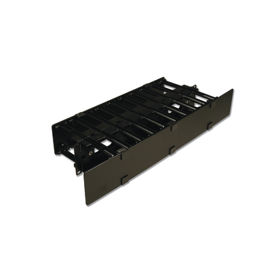 Organizador de Cable Horizontal RS3, Doble, Para Rack de 19in, 4in de profundidad, 2UR Organizador de Cable Horizontal RS3, Doble, Para Rack de 19in, 4in de profundidad, 2UR