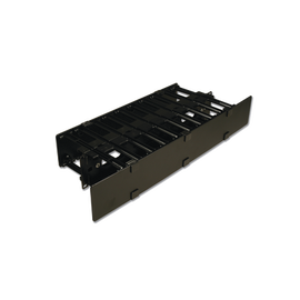 Organizador de Cable Horizontal RS3, Doble, Para Rack de 19in, 4in de profundidad, 2UR Organizador de Cable Horizontal RS3, Doble, Para Rack de 19in, 4in de profundidad, 2UR