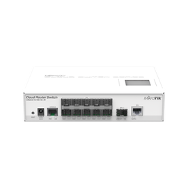 (CRS212-1G-10S-1S+IN) Cloud Router Switch Capa 3, 10 Puertos SFP, 1 SFP+ (Escritorio)