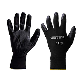 Guantes de Nylon con recubrimiento de nitrilo talla grande
