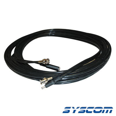 Kit de conexión, 12 m de cable RG59 / V con conectores BNC macho y de alimentación Kit de conexión, 12 m de cable RG59 / V con conectores BNC macho y de alimentación