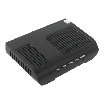 Adaptador de Teléfono Analógico (ATA) de 2 puertos FXS con ruteador incluido