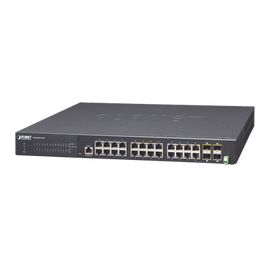 Switch Capa 3 Industrial de 24 puertos 10/100/1000T + 4 puertos 1000X SFP
