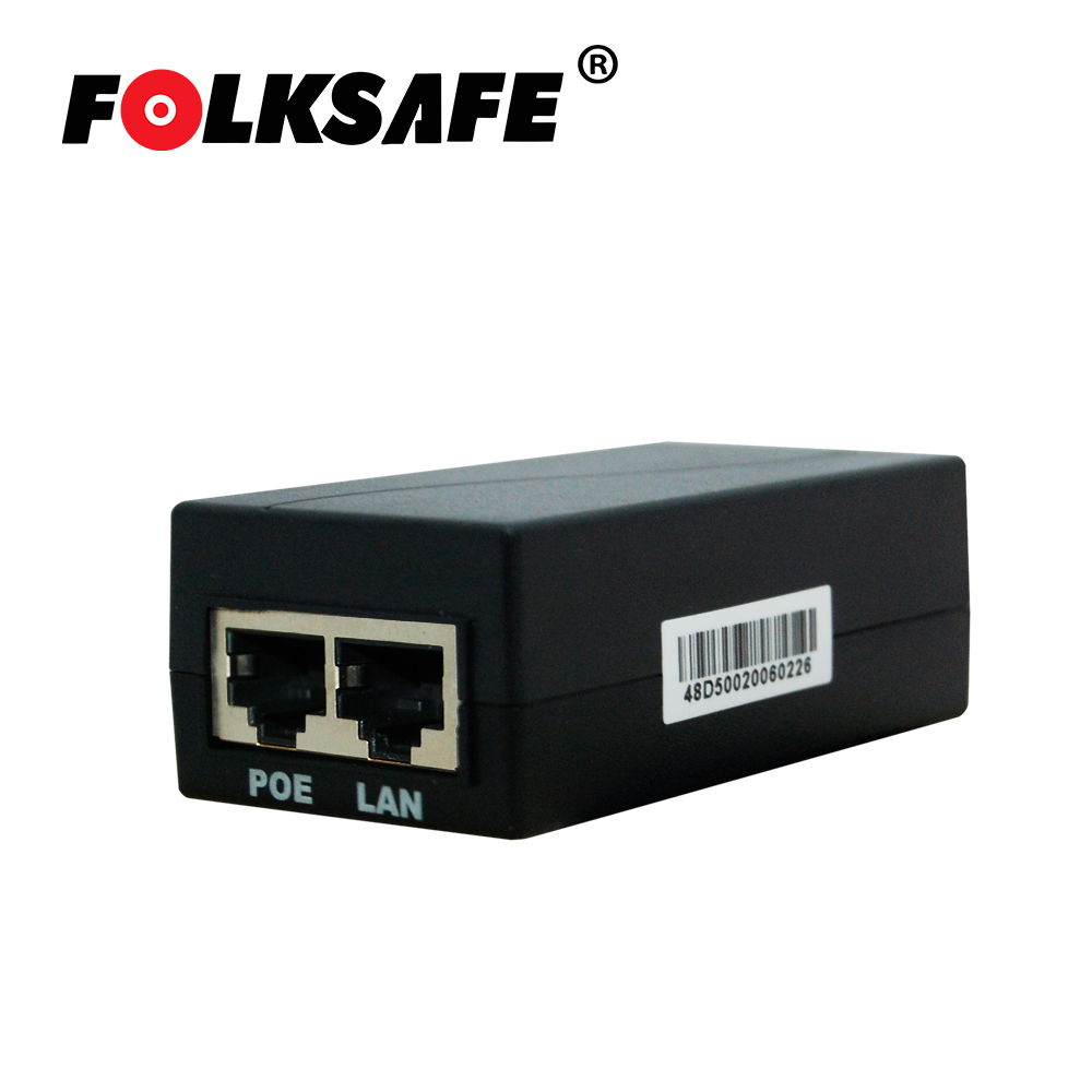 INYECTOR POE FOLKSAFE FS-48D500 / FAST ETHERNET / 802.3AF / ENTRADA DE VOLTAJE 100-240VAC / SALIDA DE VOLTAJE 48VCD, 0.5A - IDEAL PARA VIDEO IP INYECTOR POE FOLKSAFE FS-48D500 / FAST ETHERNET / 802.3AF / ENTRADA DE VOLTAJE 100-240VAC / SALIDA DE VOLTAJE 48VCD, 0.5A - IDEAL PARA VIDEO IP