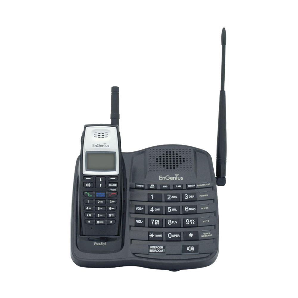Sistema Telefónico Inalámbrico Analógico Escalable de Largo Alcance, Ideal para Oficina, Frecuencias de Operación de   902-928 MHz.