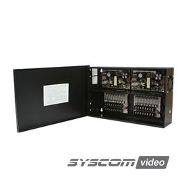 Fuente de poder para CCTV de 16 salidas a 12 Vcd, 10.2 A Fuente de poder para CCTV de 16 salidas a 12 Vcd, 10.2 A