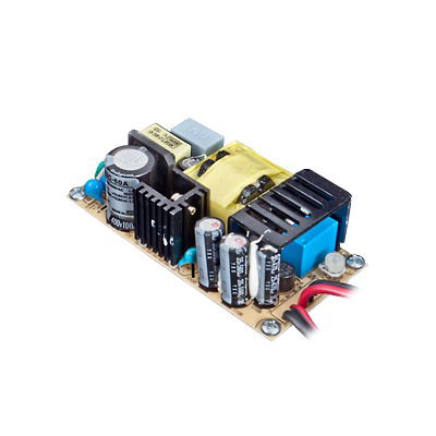 Fuente de poder 12V, 2.8A, industrial conmutada sin gabinete, con circuito cargador de baterías