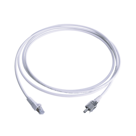 Patch Cord TERA Cat5e 10/100BASE-T, de 2 pares y conector modular, LS0H, Color Blanco, 3 metros