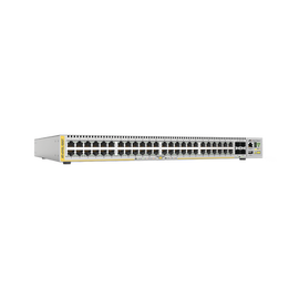 Switch Capa 3, 48 puertos 10/100/1000 Mbps + 4 puertos SFP+ 10 G, fuente de alimentación simple