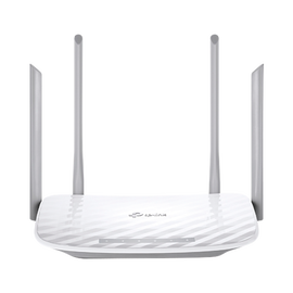 Router Inalámbrico doble banda AC, 2.4 GHz y 5 GHz Hasta 1200 Mbps, 4 antenas externas omnidireccional, 4 Puertos LAN 10/1000 Mbps, 1 Puerto WAN 10/1000 Mbps