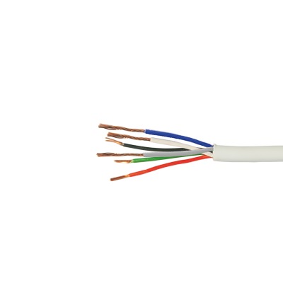 Bobina de Cable CCA 305 metros, 6 Conductores Calibre 22, Para Aplicaciones Básicas