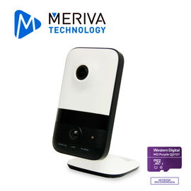 CAMARA IP CUBO WIFI MERIVA TECHNOLOGY MCW-200 / 2MP / H.265 / MIC INCLUIDO / BOCINA INCLUIDA / SOPORTA SD / 10MTS IR