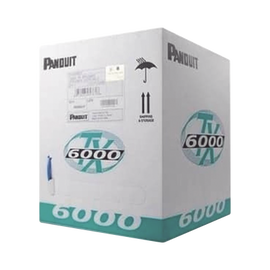 Bobina de Cable UTP 305 m. de Cobre, Blanco, Categoría 6 Mejorado (23 AWG), PVC (CMR, Riser), de 4 pares