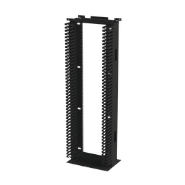 Rack de Acero de 7ft x 19in, 45UR con Organizadores Verticales Y Guía Superior para Cableado.