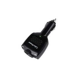 Cargador USB Portátil Vehicular, Para Viaje, Con 2 puertos USB 2.1 Amp y 1 Salida 12 Vcd de Encendedor