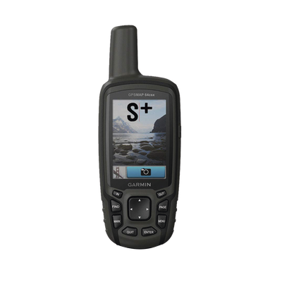 GPSMAP 64CSX, GPS portátil con cámara integrada de 8 megapíxeles, altímetro y bújala integrada.