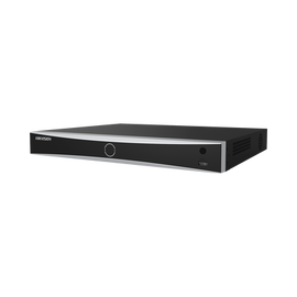 (ACUSENSE / Evita Falsas Alarmas) NVR 12 Megapixel (4K) / Reconocimiento Facial / 16 Canales IP / Base de Datos / 16 Puertos PoE+ / 2 Bahías de Disco Duro