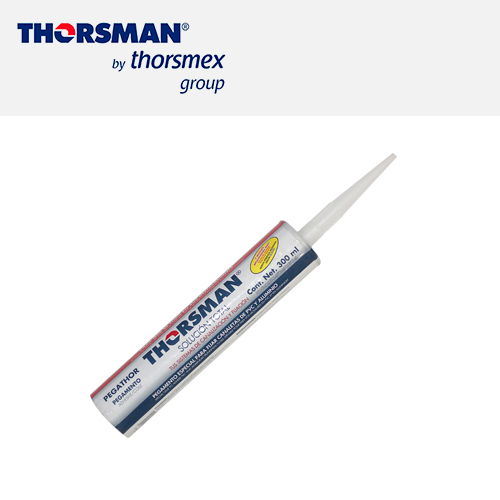 PEGATHOR PARA CANALETAS THORSMAN 9999-88888 COLOR BLANCO, TUBO DE 300 ML,RENDIMIENTO: 3.5 M LINEALES CON UN CORDÓN DE 5MM (70 G) / 18 M LINEALES CON UN CORDÓN DE 5MM (300 ML), RESISTENCIA AL CALOR, INTEMPERIE, HUMEDAD Y AGUA PEGATHOR PARA CANALETAS THORSMAN 9999-88888 COLOR BLANCO, TUBO DE 300 ML,RENDIMIENTO: 3.5 M LINEALES CON UN CORDÓN DE 5MM (70 G) / 18 M LINEALES CON UN CORDÓN DE 5MM (300 ML), RESISTENCIA AL CALOR, INTEMPERIE, HUMEDAD Y AGUA