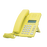 Teléfono IP soho color amarillo para 2 lineas SIP voz HD y conferencia de 3 vías, PoE