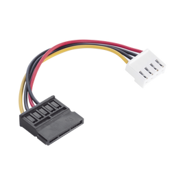 Cable de Corriente SATA / Compatible con DVR's epcom / HIKVISION / 7 cm de largo