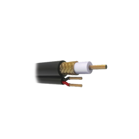 Cable Coaxial RG59 Siamés, HECHO EN MÉXICO, Optimizado para HD. Aplicación para interior, Retazo de 16 Metros