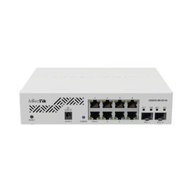 (CSS610-8G-2S+IN) Switch Smart con SwitchOS, 8 puertos Gigabit, 2 puertos SFP+ 10G, Desktop/Rack