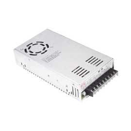 Fuente de poder industrial de CD, 24 Volts, 12,5 A., 320 Watt, con gabinete.