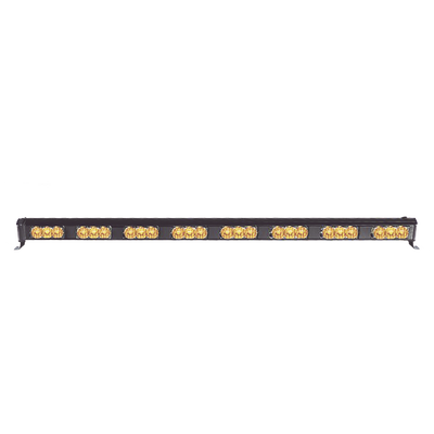 Barra de luces LED direccionadora de tráfico color ambar de 30