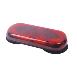 Mini barra con 24 LED, Color Rojo y Montaje Magnético de Succión