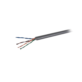 Retazo de 20 Metros de Cable par trenzado nivel 5 (CAT 5e), 4 pares de conductores de cobre sólido AWG24.