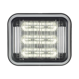 Luz perimetral LED PriZm ™ II de 7x9 con bisel, lente de color y REF 8, claro