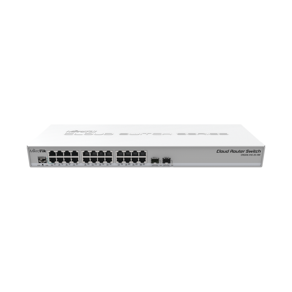 Switch Sistema Operativo Dual 24 Puertos Gigabit Ethernet y 2 Puertos SFP+