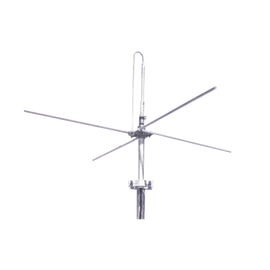 Antena Base VHF, con Plano de Tierra, Rango de Frecuencia 144-174 MHz.