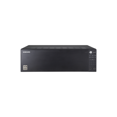 NVR de 64 canales / Soporta grabación hasta 12MP / H.265 & Wisestream / Capacidad de procesamiento 400Mpbs / 4 Puertos de Red / Función ARB y Failover