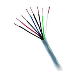 Retazo de 25 Metros de Cable par trenzado nivel 5 (CAT 5e), CMR, de color azul, de 4 pares de conductores sólidos de cobre AWG 24.para aplicaciones de CCTV/Redes de datos/IP Megapixel/Control RS485.