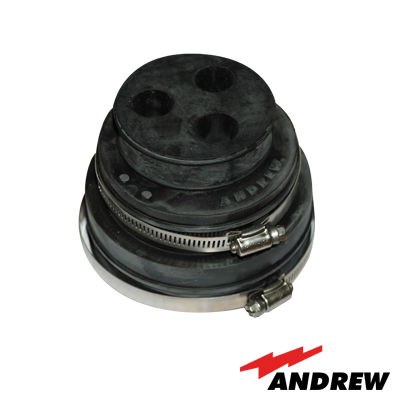 Bota pasamuros con 3 orificios para cable de 5/8