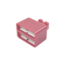Clip de Puente, Para Uso con Regletas S66 de Siemon, de 1 par, Color Rojo