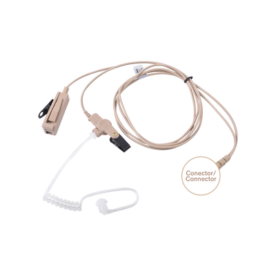 Kit de Micrófono-Audífono profesional de 2 cables para Motorola PRO5150/5350/5450/5550/7150/7350/7450/7550/9150