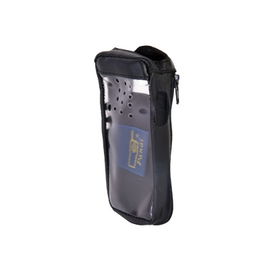 Funda reforzada de piel, cierre lateral y visor frontal plástico. Aéreos IC-A14/21, IC-A14S/01 e IC-A14/25. Funda reforzada de piel, cierre lateral y visor frontal plástico. Aéreos IC-A14/21, IC-A14S/01 e IC-A14/25.