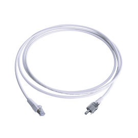 Patch Cord TERA Cat5e 10/100BASE-T, de 2 pares y conector modular, LS0H, Color Blanco, 2 metros