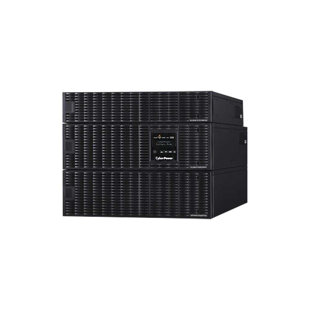 UPS 6000VA / 5400W, Online Double Conversion, 200-240 Vac, Input Hardwired, Pure Sine Wave, Software PowerPanel Business Edition, Convertible Tower/Rack 9U, 12 NEMA L5-20R and 1 NEMA L6-30R and 2 NEMA L6-20R
