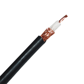 Retazo de 3 Metros de Cable RG8X con blindaje de malla trenzada de cobre 95%, aislamiento de Foam polietileno.