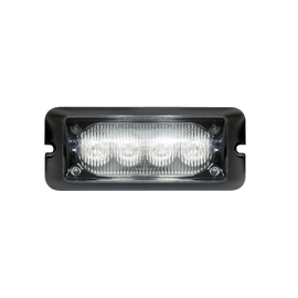 Luz auxiliar brillante con 4 LEDs, color claro, mica transparente