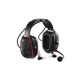 Audífonos inteligentes de diadema de uso rudo intrínsecamente seguros de doble protección con Bluetooth y comunicación a corta distancia incluido para radios análogos y digitales
