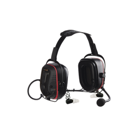 Audifonos inteligentes de diadema detrás de la cabeza (Intrinsecamente seguro) con doble protección de ruido para Radios Kenwood NX200G/300G